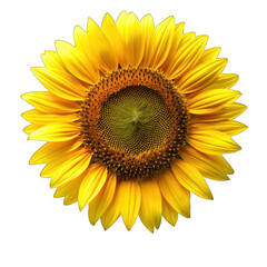 Fototapeta premium sunflower on transparent background