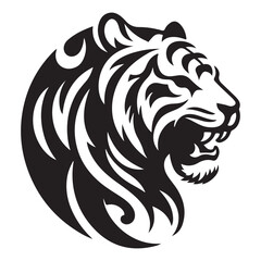 lion head silhouette