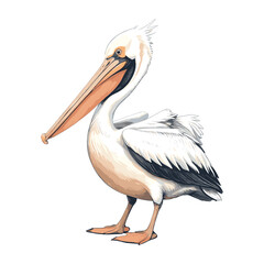 Vintage Pelican Illustration