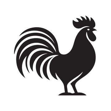 recommend clip art: Chicken silhouette vector illustration