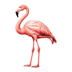 Elegant Flamingo Vector Illustration