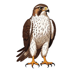 Hand Drawn Falcon Vector Eagle Illustration