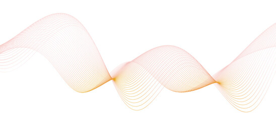 wave curvy line design elements with minimal texture. Abstract wave element for design. Digital frequency track equalizer. Stylized line art background. Vector illustration