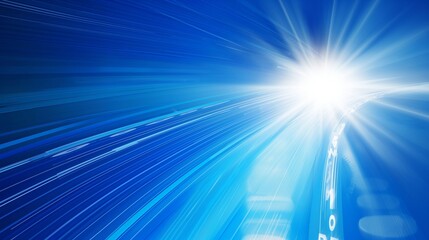 Fototapeta premium Technology roadmap abstract background, cover page, blue