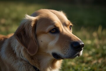 golden retriever portrait