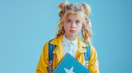 Obraz premium The student in yellow jacket