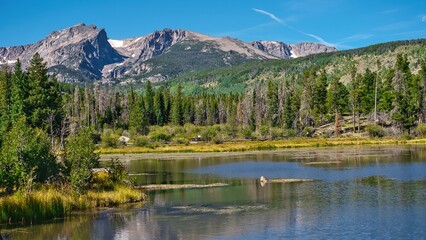 lake in the mountains