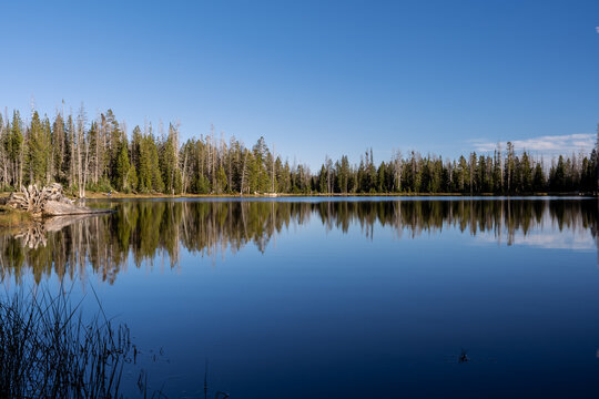 Crystal lake in the Uinta Mountains
