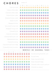 Chore Chart Rainbow