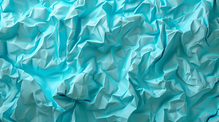 Obraz premium turquoise blue plastic wrap texture, soft plastic