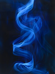 Dynamic Coloured Streak on Dark Background