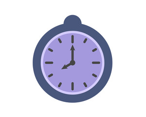 Summer clock icon design with grapes. Fruit icons of time.