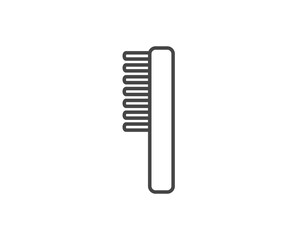 Vector graphic icons of beauty in the form of combs for massage or darsonval procedures.