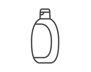 Vector icons of beauty, cosmetics and care. Bottle, jar, shower gel, face cream, body lotion, spray, ointment, paste.