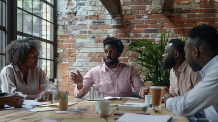 The casual office meeting