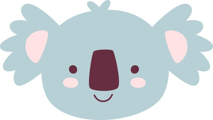 Koala Cartoon Face
