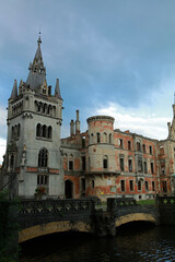 The ruined Kopice Palace of the Schaffgotsch family, Poland