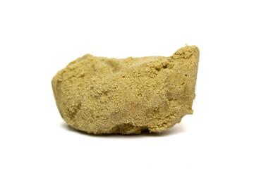 Hashish isolated on white background