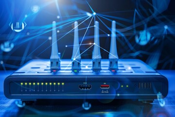 Connecting ethernet cable from router to internet service provider for network access