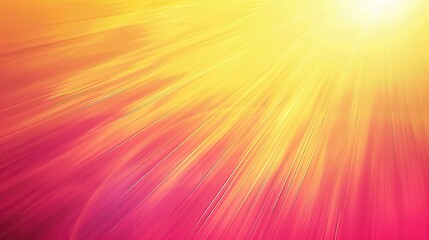 Obraz premium A bright yellow and pink background. The background is filled with a lot of lines and curves, giving it a dynamic and energetic feel