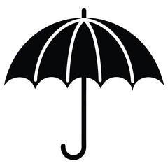 Umbrella simple icon set. Umbrella. Vector illustration