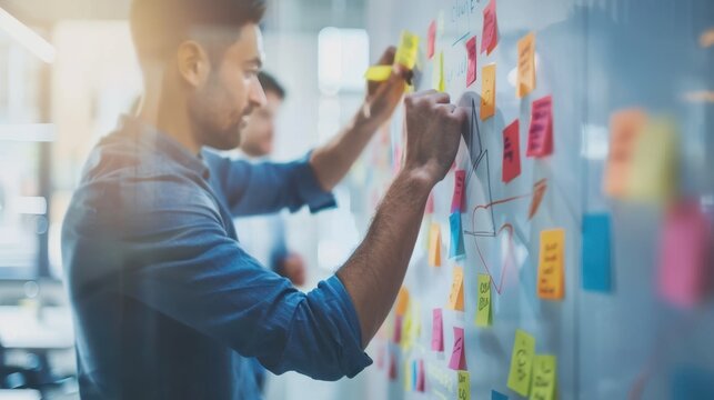 The office brainstorming session