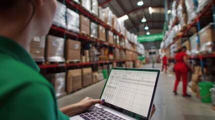 The person with inventory laptop