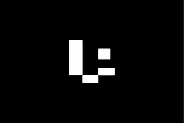 Letter l logo design vector reality free image editable template 