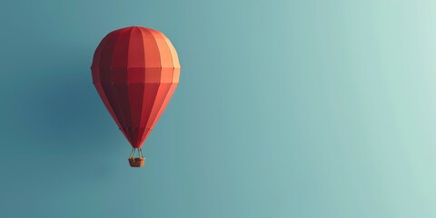 Fototapeta premium Ascending Higher: Modern and stylish captures of hot air balloon travels