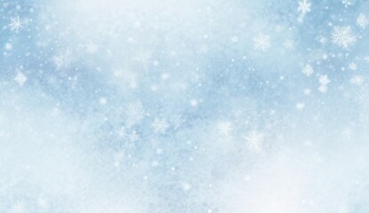 Fototapeta premium Abstract Winter Background with Falling Snowflakes.