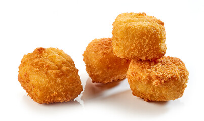 fried fish fillet nuggets