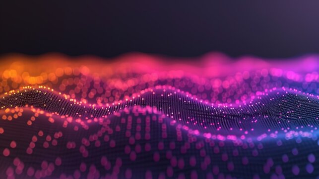 Quantum wave function mathematical representation of a particle's quantum state, essential for calculating probabilities in quantum mechanics. Background Illustration, Bright color tones, ,