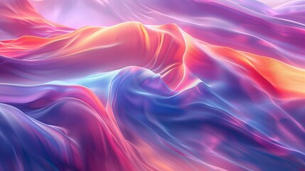 Obraz premium Smooth, liquid-like gradients blending seamlessly