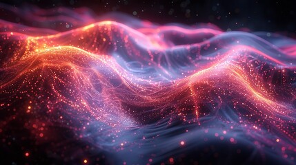 Fototapeta premium Quantum resonance involves the interaction of quantum states with external fields leading to precise control over quantum systems and applications in spectroscopy and sensing Background Illustration,