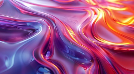 Obraz premium Fluid Elegance Liquid Gradients in Perfect Blends