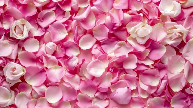 Pink rose petals background. Rose petal pattern. Background for women day, valentine day, mother day, and many more.
