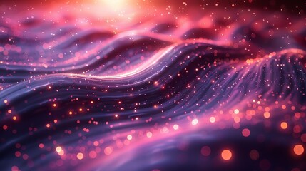 Quantum liquids exhibit exotic states of matter with potential applications in understanding high-temperature superconductors and other complex systems Background Illustration, Bright color tones, ,