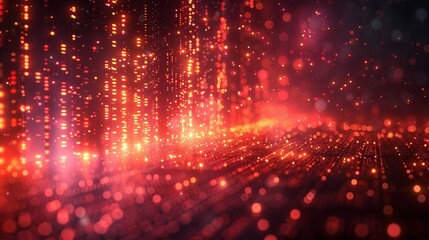 Fototapeta premium Quantum state fidelity measures the closeness of quantum states crucial for verifying the accuracy and performance of quantum operations and algorithms Background Illustration, Bright color tones, ,