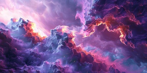 Fototapeta premium Celestial Cloudscape