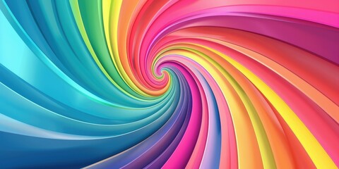 Naklejka premium Colorful Swirling Abstract