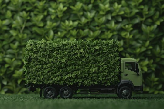 Green logistics trends and strategies, highlighting sustainable practices in the logistics and supply chain sectors.