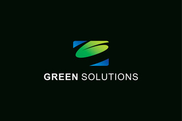 Leaf letter g logo design communication nature green 
 business name ideas vector image editable 