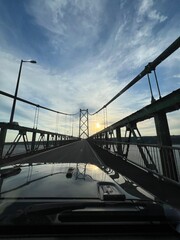 Sunset over the bridge