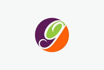 Letter G logo design business name ideas vector image editable 