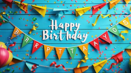 Happy Birthday Celebration Setup