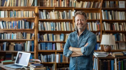 The man in the library