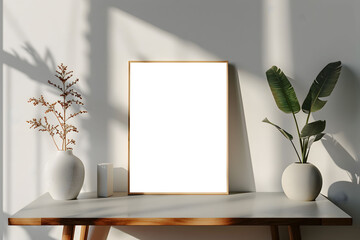 frame with transparent blank space