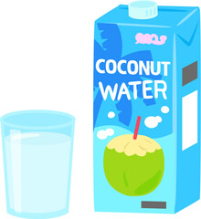パック入りのココナッツウォーター