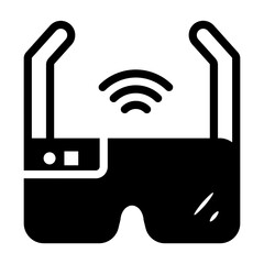 smart glasses Solid icon