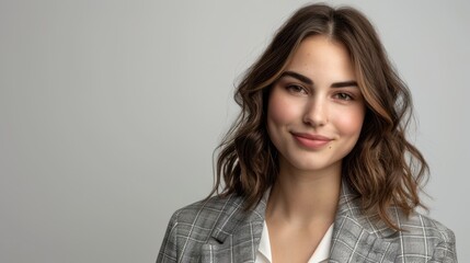 Obraz premium The woman in a blazer
